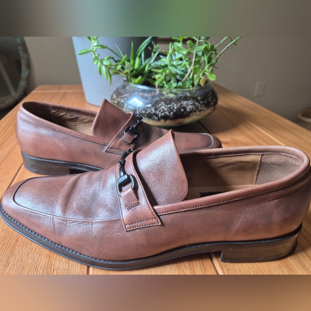 Blake McKay Leather Loafers - Size 12